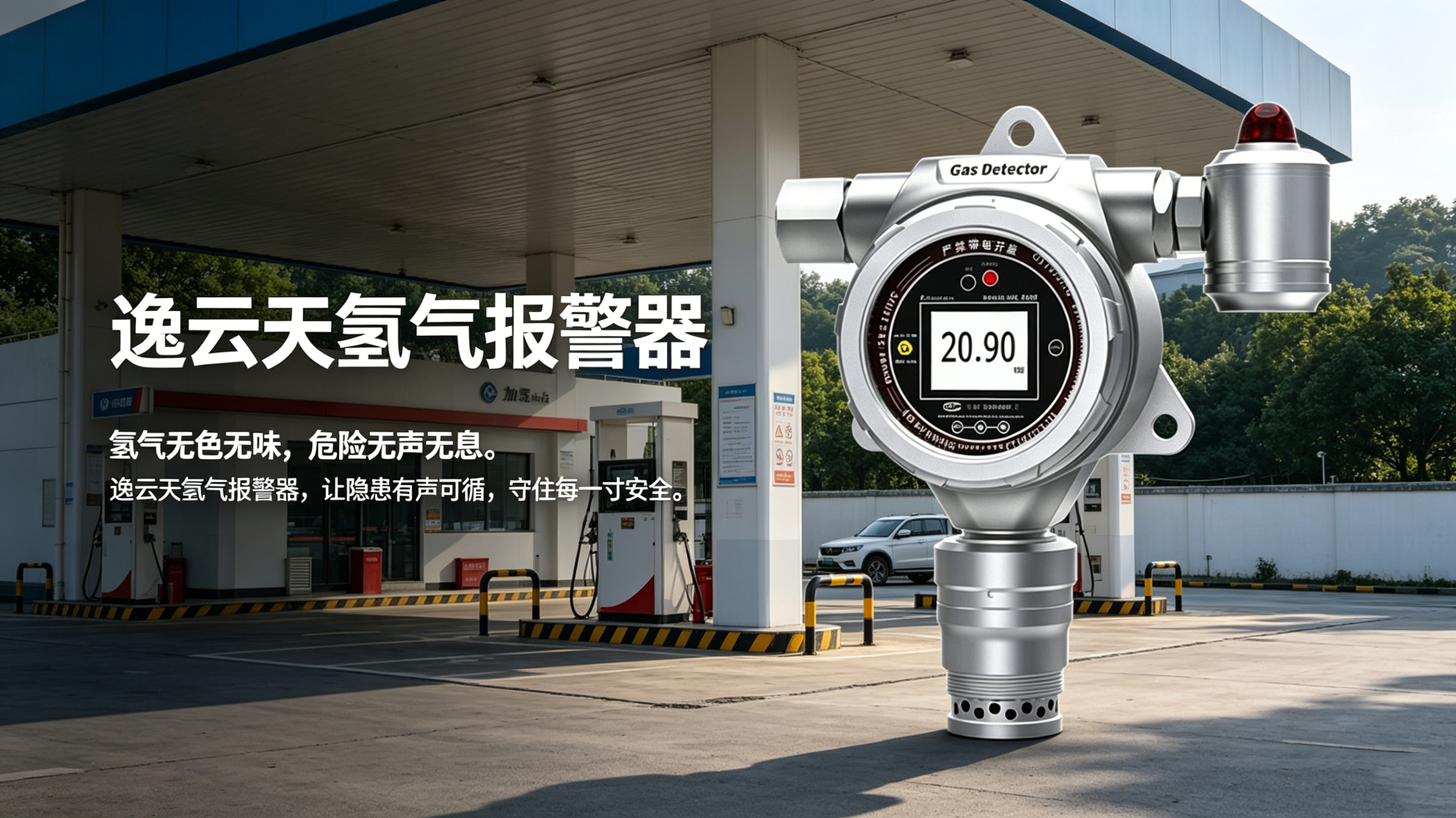 氫氣報(bào)警器能用在加氫站嗎?