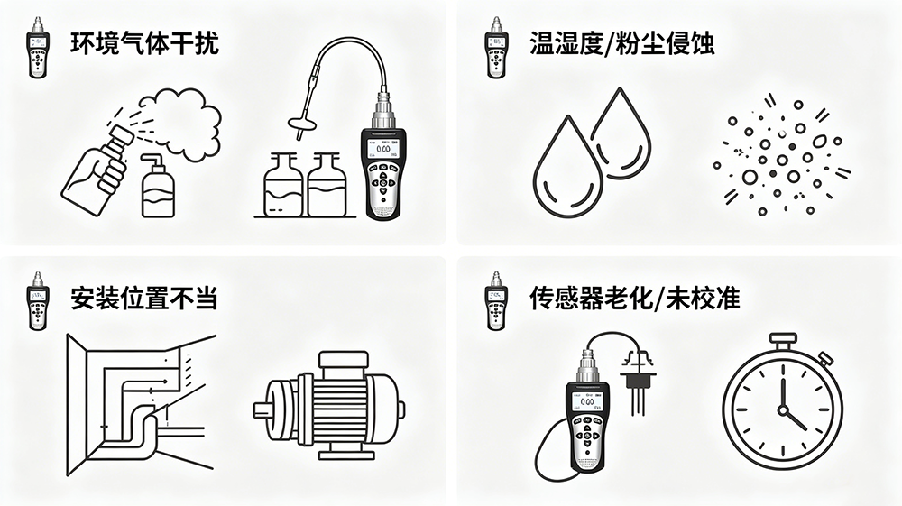 氣體檢測儀頻繁誤報(bào)警是什么原因，該怎么解決？