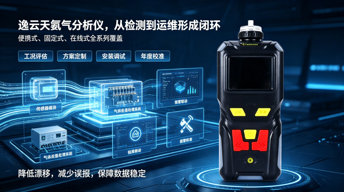 氨氣分析儀該怎么選？電化學與紅外技術(shù)的工況適配差異解析